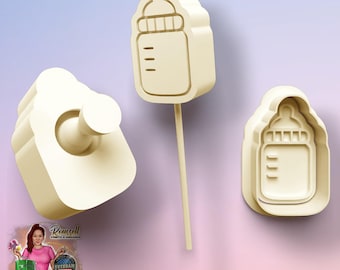 Baby Shower Theme Cake pop mold 3d printed