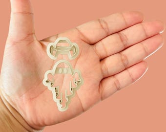 Cowboy ghost  #25 Polymer clay Cutter