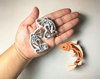 Koi Fish Clay Cutter Set: Summer Earring Cutters