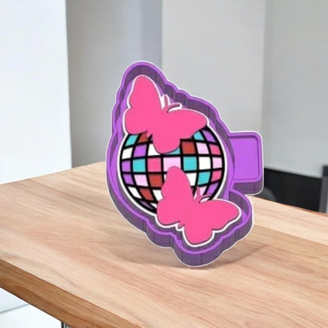 Disco Ball With Butterfly Freshie Mold/ 3d Molder - Etsy