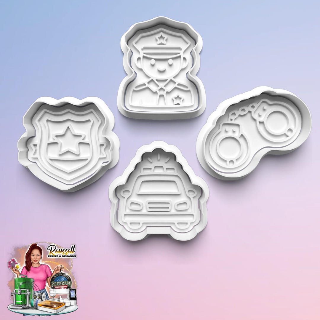 Police Cutter Police Theme Cutter Cookie Cutter - Etsy