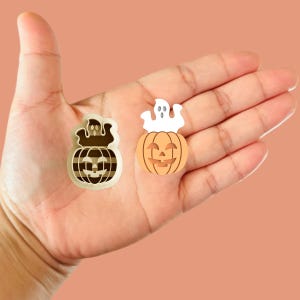 Pumpkin Jack Halloween Polymer clay cutter