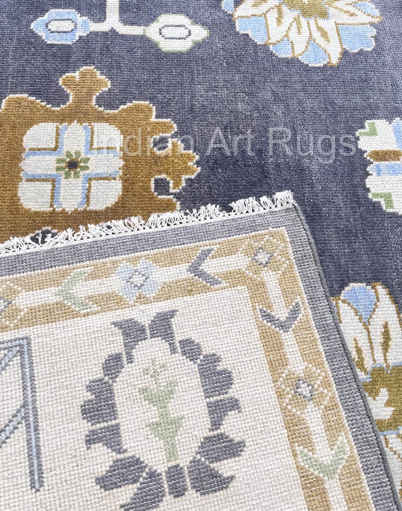 9X12 Classical Brown and Beige in Oushak Made to Order in Any Size