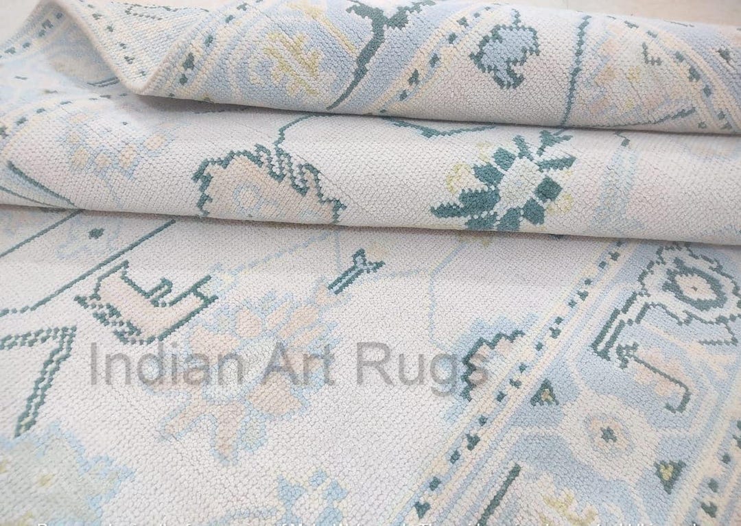 Ordinary Muted Beige Oushak Made to Order (in Any Size!!) Hand Knotted ...