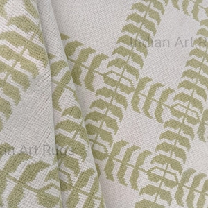 Oushak vintage Beige/Golden Green Oushak Made to Order (In Any Size)Floral Hand Knotted Modern Oushak rug/large area rug/pastel Oushak!!!