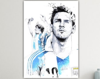 World Champion poster or canvas picture, Argentina Campeón canvas print, aesthetic wall decorations.