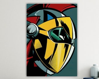 Actarus, poster or canvas painting, Japanese manga anime, interior wall decorations.