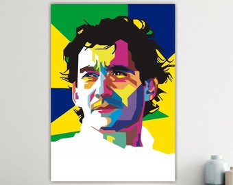 Argentine driver poster or canvas painting, Formula 1 F1 canvas print, interior wall decorations.