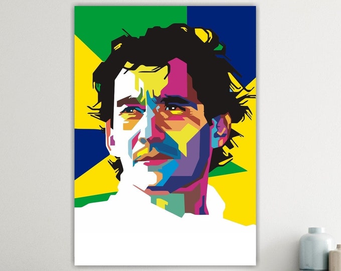 Argentine pilot poster or canvas painting, Formula 1 F1 canvas print, interior wall decorations.