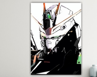 Super Robot Japanese Cartoon Poster or Canvas Painting Hanging Modern Home Office Bedroom Decor