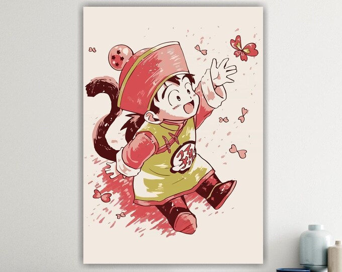 Cartoon character, poster or picture ready to hang, home office decor