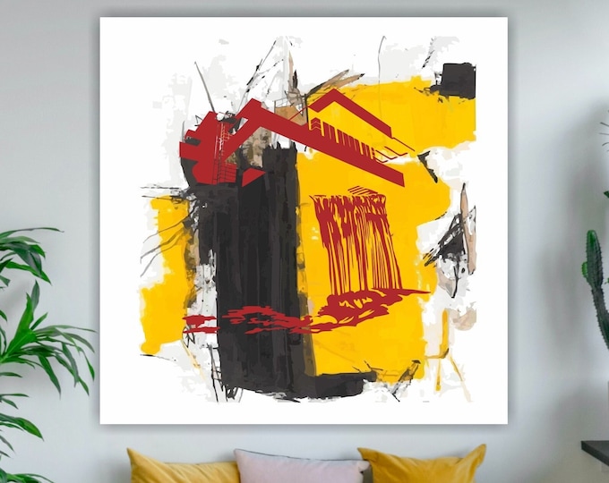 Tribute to Frank Lloyd Wright, Fallingwater, Kaufmann House, Poster or Canvas Print, Wall Art, Interior Wall Decor.