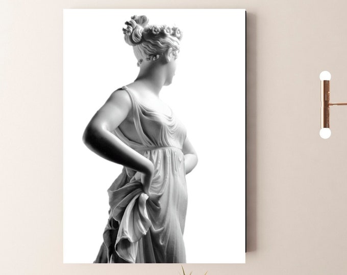 Dancer by Canova, modern wall poster or painting, large canvas print, interior wall decorations.