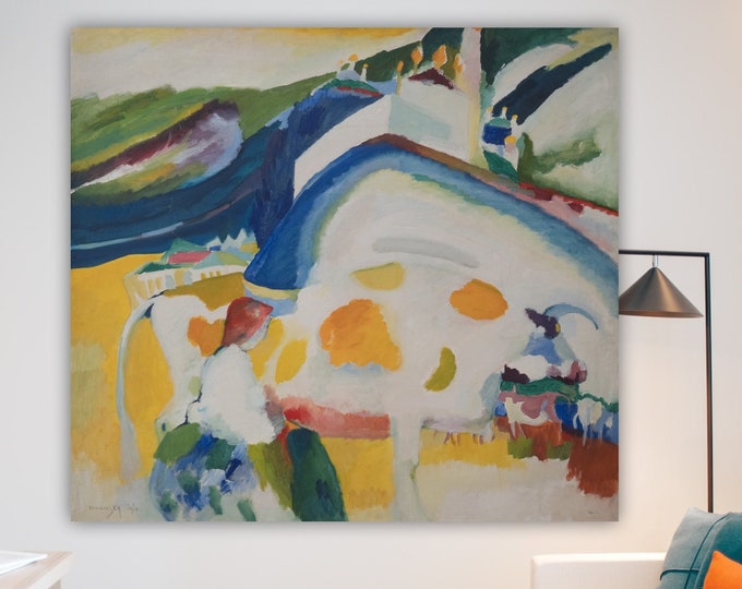 Kandinsky Abstract Wall Art Print, Geometric Poster or Painting, Interior Wall Decor, The Cow.