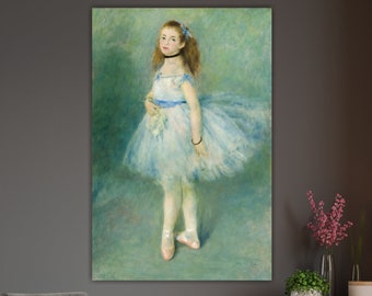 Pierre-Auguste Renoir, Ballerina, Art reproduction, poster or wall picture, canvas print, home wall decoration.