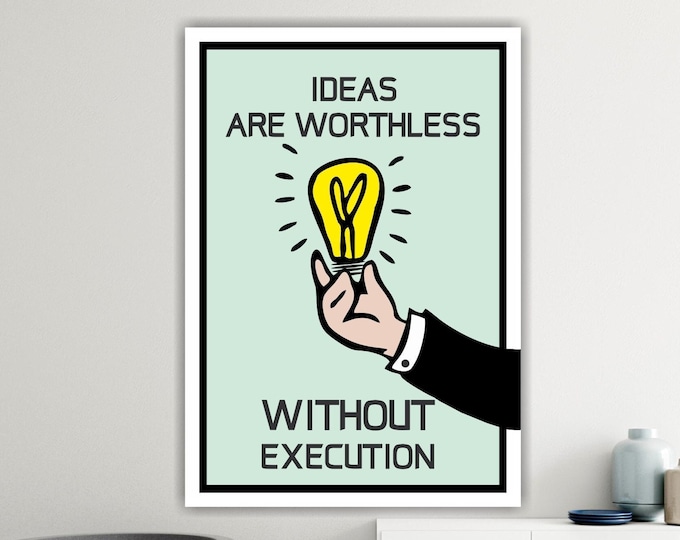 Motivational quote, canvas painting or poster, art decoration, interior design, home, office.