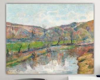 Paul Gauguin, Brittany, Art reproduction, poster or wall picture, canvas print, home wall decoration.