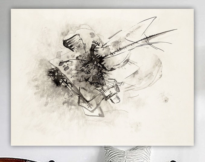Kandinsky Abstract Wall Art Print, Geometric Poster or Picture, Interior Wall Decor, Untitled.