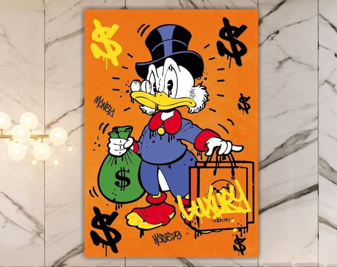 Pop art cartoon comic print, poster or picture to hang, home office decor