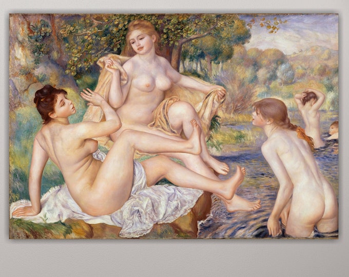 Pierre-Auguste Renoir, The Large Bather, Art Reproduction, Poster or Wall Picture, Canvas Print, Home Wall Decoration.