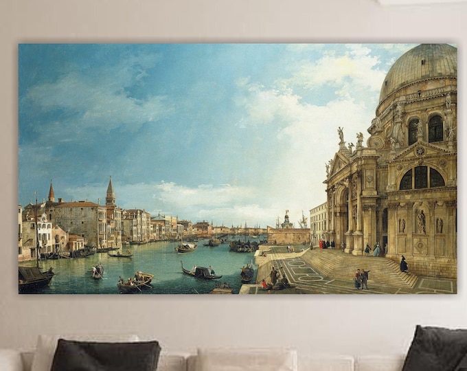 Canaletto, Grand Canal of Venice, poster or canvas painting, canvas print, home wall decorations.