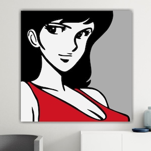 Margot e Lupin, poster o quadro su tela pronto da appendere arredamento casa ufficio