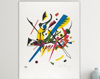 Kandinsky, Abstract Wall Art, Geometric Poster or Picture, Interior Wall Decoration, Kleine Welten I.