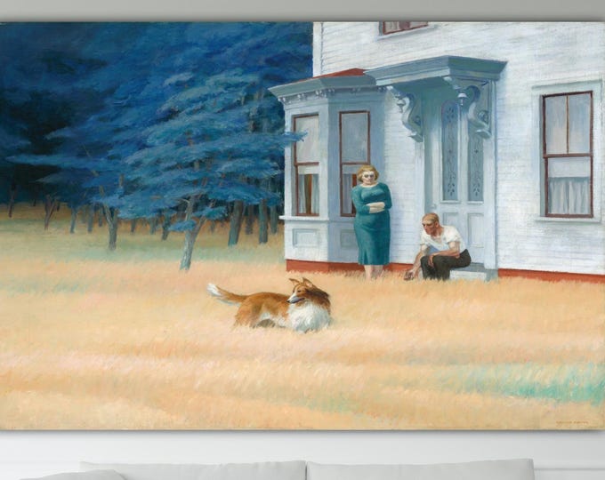 Hopper Edward Cape Cod EVEning wall decoration poster or picture ready to hang home office decor