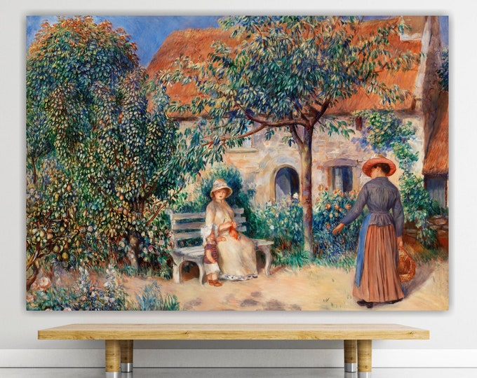 Pierre-Auguste Renoir, Britany, Art reproduction, poster or wall picture, canvas print, home wall decoration.