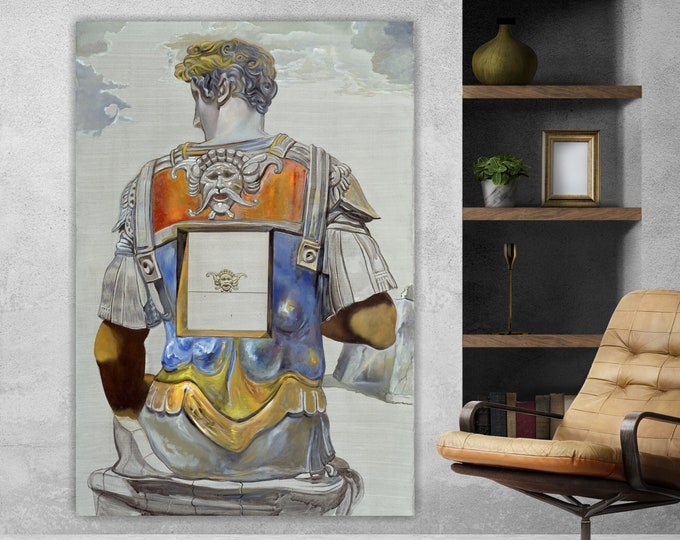 Wall decorations, Salvador Dalì De Medici back reproduction, poster or wall picture, canvas print, wall decorations for home.