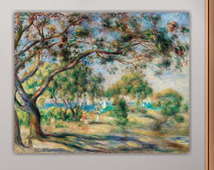 Pierre-Auguste Renoir, Bois de la Chaise Art reproduction, poster or wall picture, canvas print, home wall decorations.