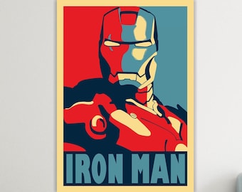 Iron Man cartoons movie, poster or picture ready to hang home decor office living room bedroom