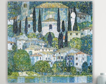 Gustave Klimt Art Nouveau Wall Art Print, Abstract Naturalist Poster or Painting, Interior Wall Decor. Cassone.