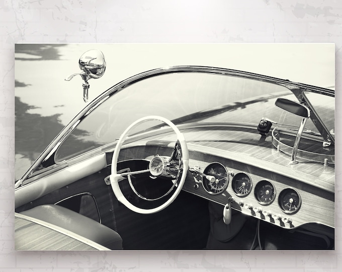 Riviera Riva. Canvas reproduction, poster or picture to hang, home office decor