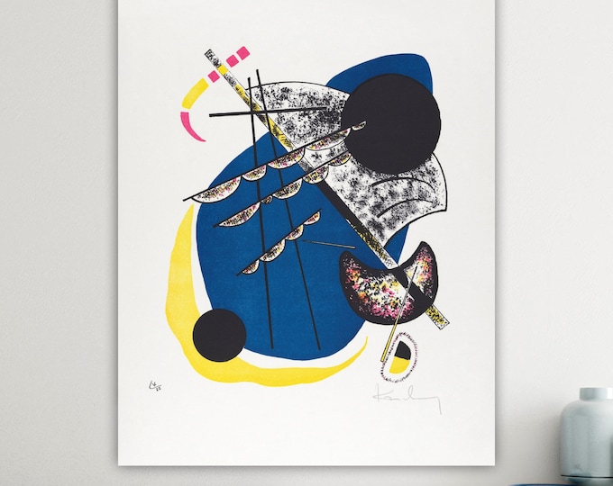 Kandinsky Abstract Wall Art Print, Geometric Poster or Picture, Interior Wall Decoration, Kleine Welten II.