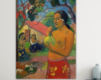Paul Gauguin, Fruit, Art reproduction, poster or wall picture, canvas print, home wall decoration.