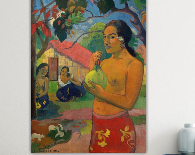 Paul Gauguin, Fruit, Art reproduction, poster or wall picture, canvas print, home wall decoration.