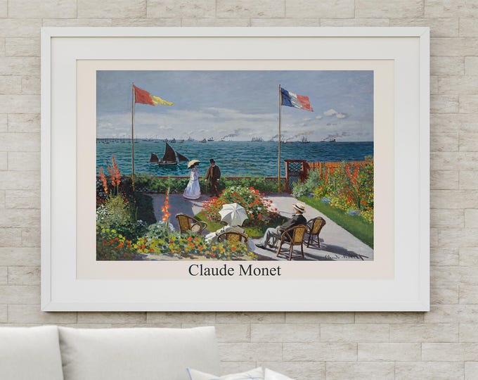 Digital Download Claude Monet, Saint Andresse, Reproduction, Art Print for Wall Decor