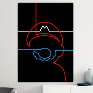 Video Game Character Poster or Canvas Picture Ready to Hang, Modern Pop Home Office Decor