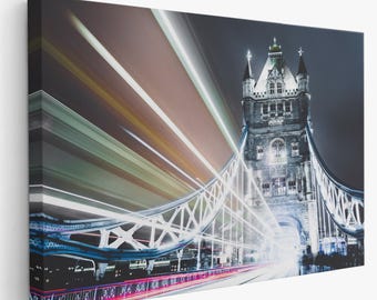 London Tower, poster or canvas painting, city canvas, interior wall decoration. Home office decor