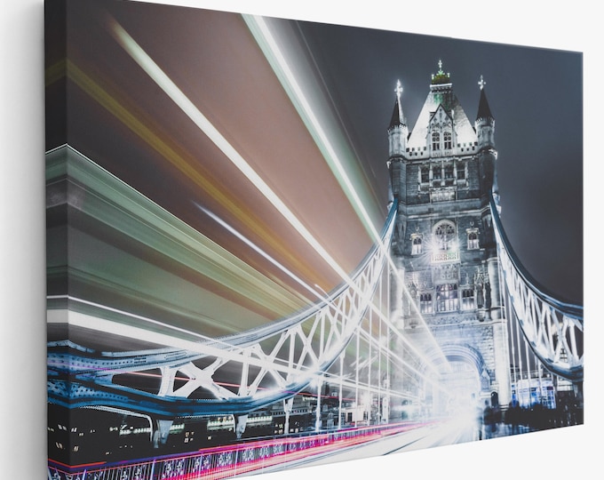London Tower, poster or canvas painting, city canvas, interior wall decoration. Home office decor