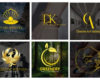 I will create custom logo design for your brand | Professional logo designer and graphic design experts | Unique and creative logos