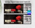 Editable Hadestown Broadway Surprise Ticket Template,Printable Concert Ticket, Birthday Gift, Musical Ticket,Instant Download,Canva Template product logo