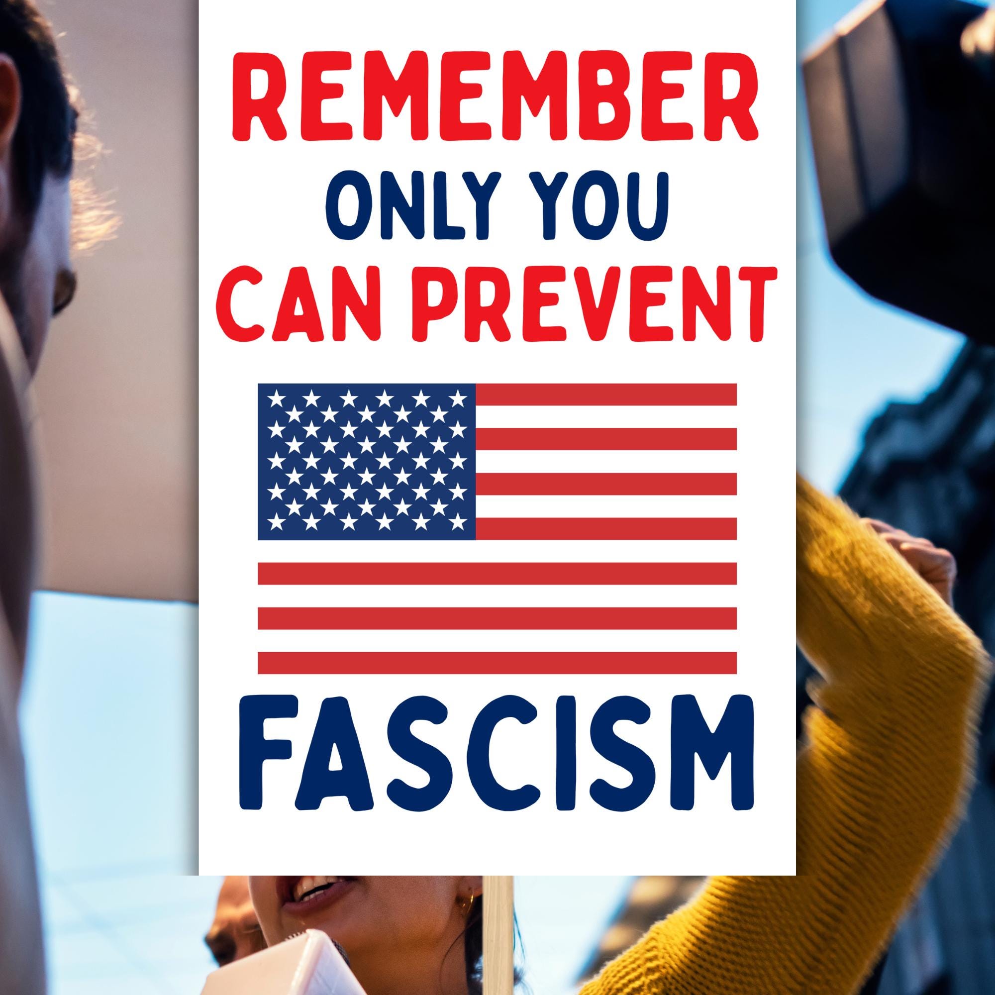 Printable Anti-trump Protest Sign Bundle, No Kings Posters,resist ...