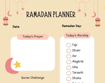 Ramadan Mubarak! RAMADAN PLANNER FREE, mit Link in der Beschreibung jazakallah khair