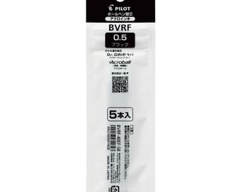 Pilot BVRF-40EF-5B Black Ink Refill for Pens (pack of 5) for