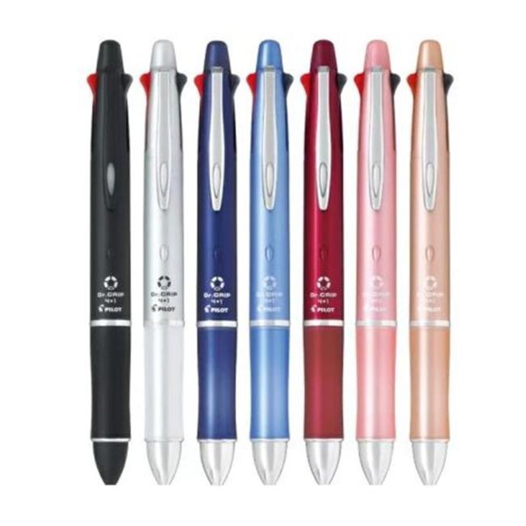 Pilot Dr.grip 4+1 Multifunctional Pen (4-colour 0.7mm Ballpoint
