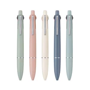 Neue Version, Uni Jetstream 4&1 Lite touch ink Multifunktionsstift (4-farbiger 0,5 mm Druckkugelschreiber + 0,5 mm Druckbleistift), MSXE5-LS-05