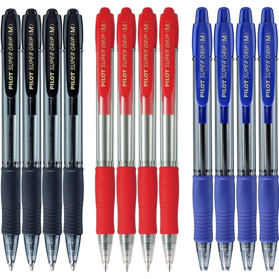 Pilot Super Grip 1.0mm Ballpoint Pens, BPGP-10R-M, for Office, School Use 