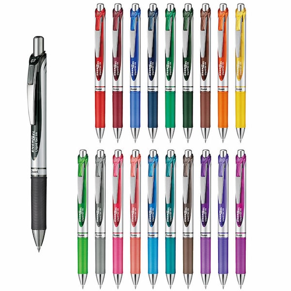 Pentel EnerGel 0.7mm Retractable Liquid Gel Roller Pen, BL77